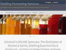 Tablet Screenshot of distilling-fermenting-seminars.com